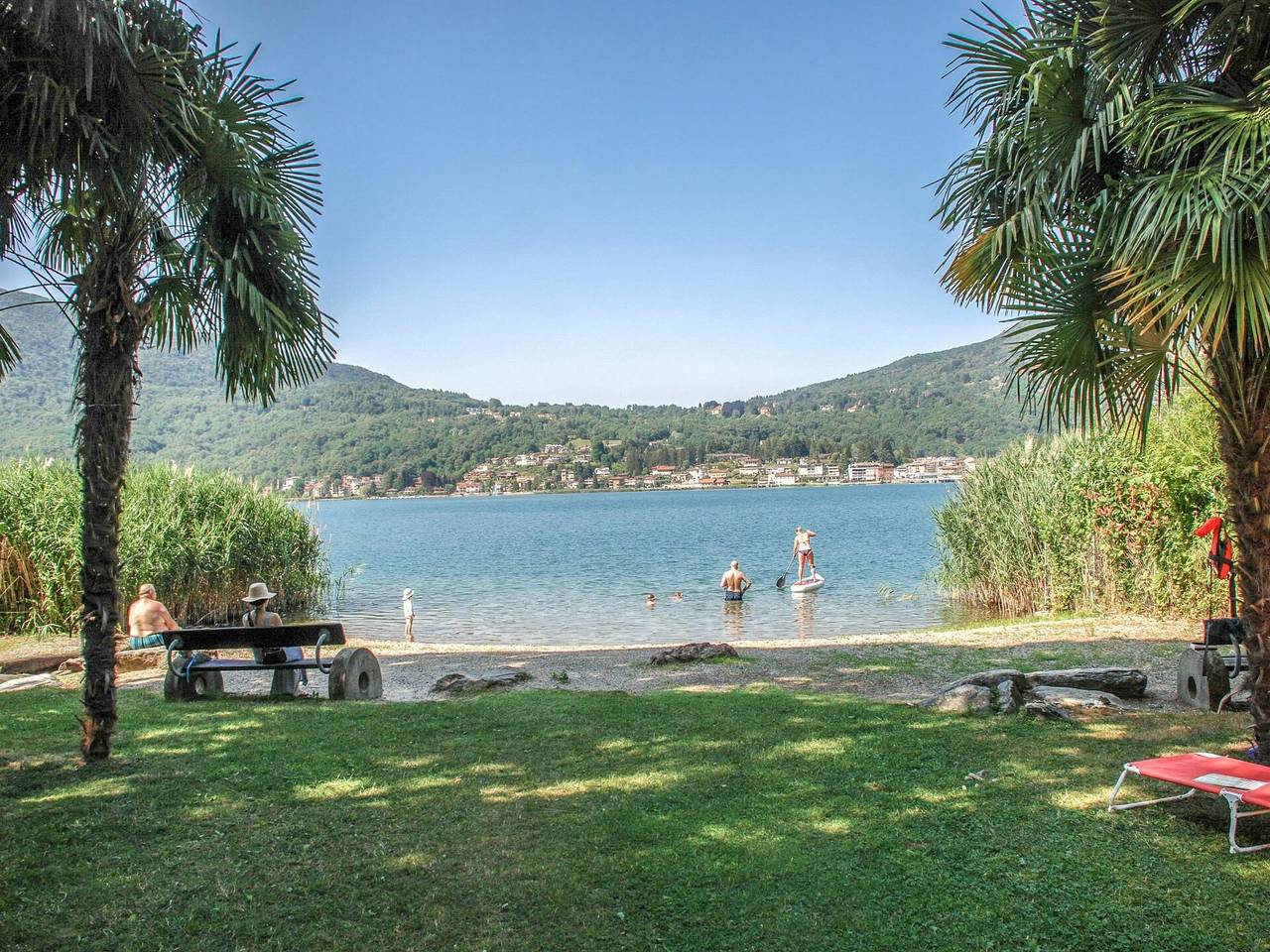 Ganze Wohnung, Caslano 100 - Residenza Parcolago Apt 018 mit Garten 100.29 in Caslano, Luganersee