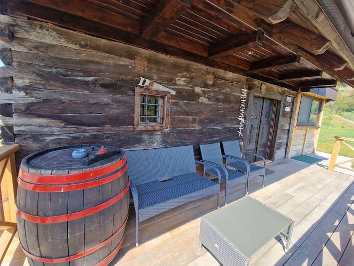 Hütte für 5 Personen, mit Balkon und Garten sowie Sauna in Slowenien - 3