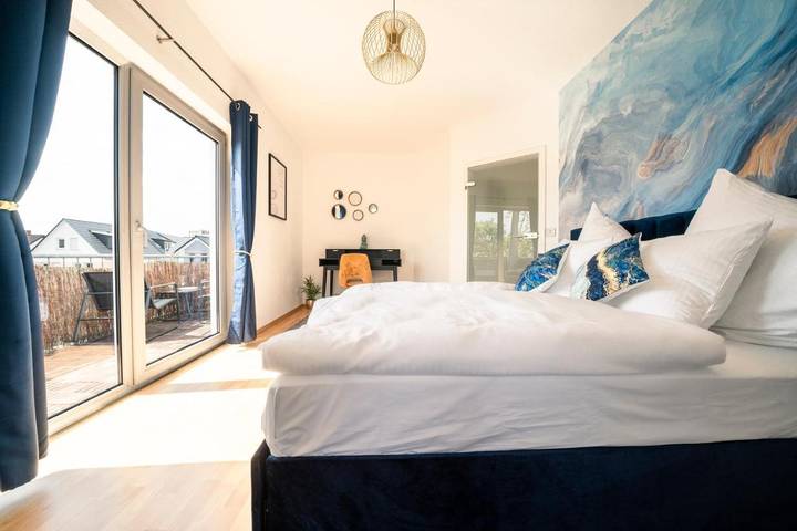 Ferienwohnung für 6 Personen, mit Balkon und Terrasse sowie Ausblick in Gießen - 4