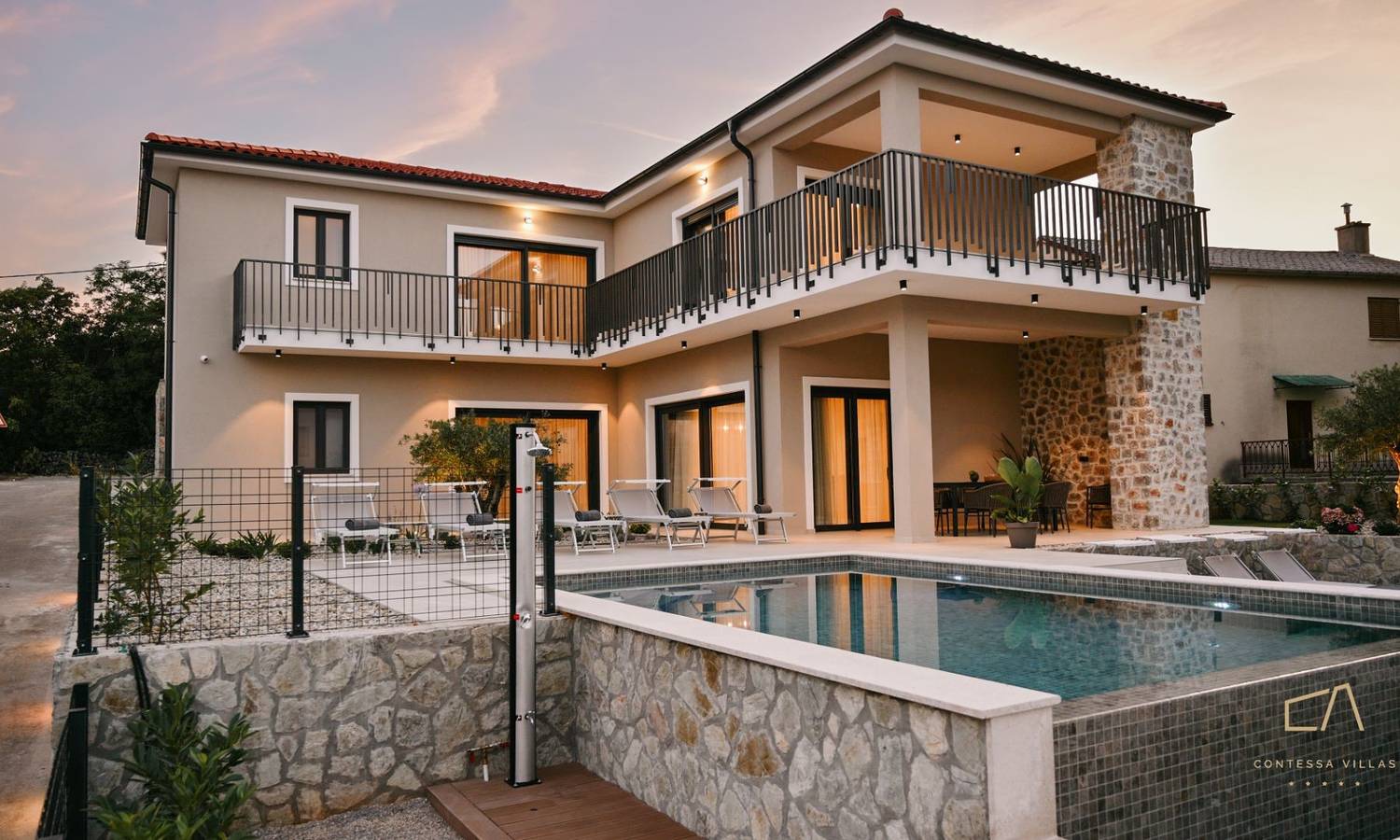 Exklusive Villa Figa Ii mit privatem Pool in Gostinjac, Krk