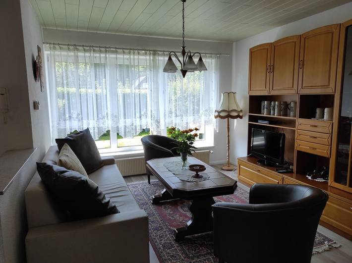 Ferienwohnung für 2 Personen, mit Terrasse und Garten sowie Ausblick in Barth - 4