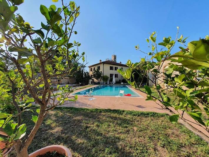 Villa pour 14 personnes, avec vue ainsi que piscine et jardin à Monteriggioni - 3