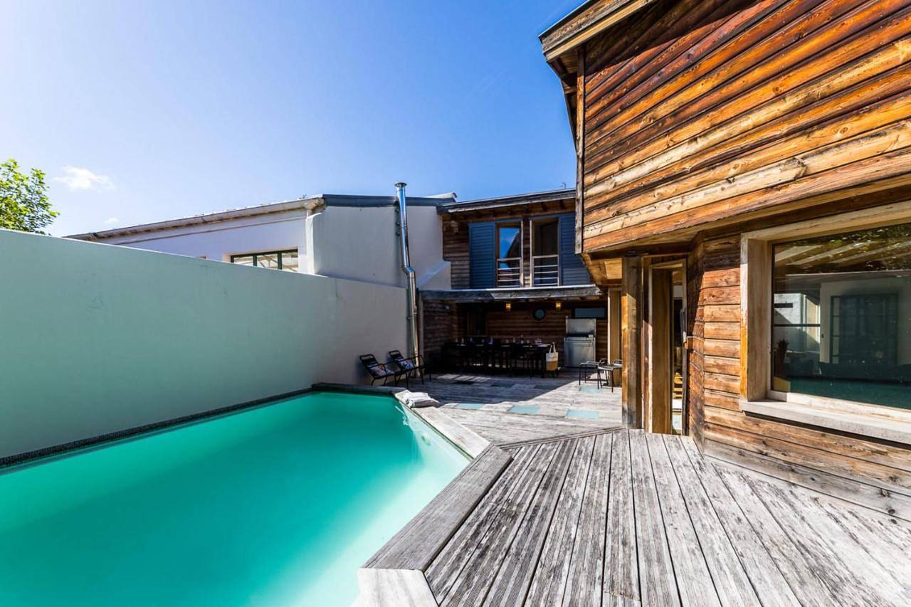 Kabane Keyweek Villa pool spa sauna downtown in Biarritz, Region de Bayona