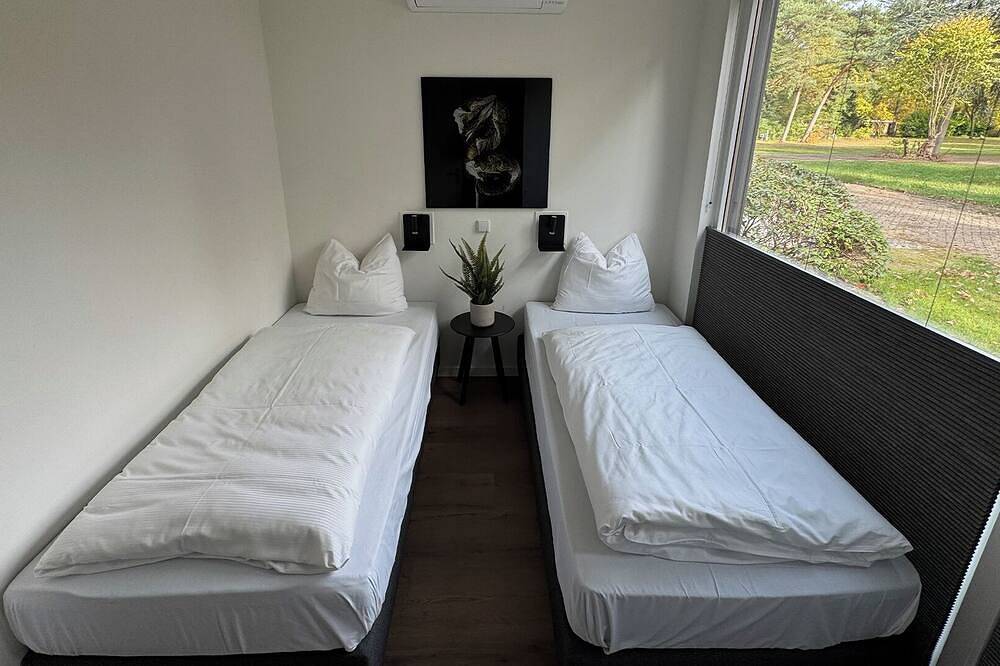 Großzügige Waldlodge für 8 Personen ideal für komfortablen Familienurlaub in der Natur. in Maasbree, Limburg (Niederlande)