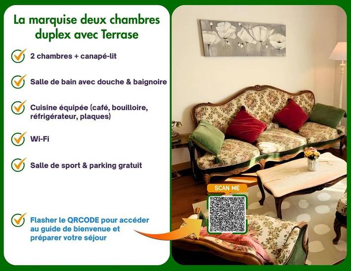 Gîte pour 4 personnes, avec terrasse dans Socourt