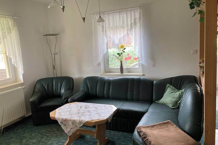 Ganze Wohnung, Ferienwohnung \"Rose\" im Landhausstil mit Außensauna und viel Natur in Ressen-Zaue, Schwielochsee