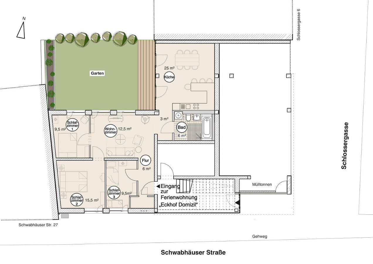 Ganze Wohnung, Apartment in Gotha, Gotha und Umgebung