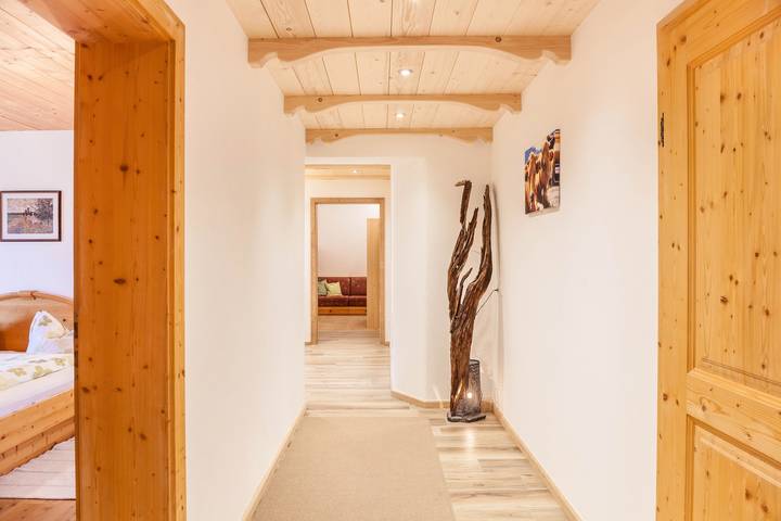 Ganze Wohnung, Ferienwohnung Karwendelblick mit Blick auf die Berge in Jachenau, Walchensee
