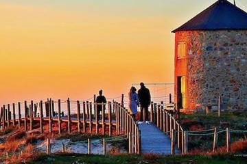 Casa de férias para 2 pessoas, com vista e jardim no Parque Natural do Litoral Norte