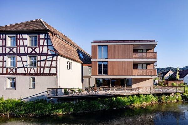Ferienwohnung für 2 Personen, mit Balkon/Terrasse und Balkon sowie Garten und Sauna in Singen - 4