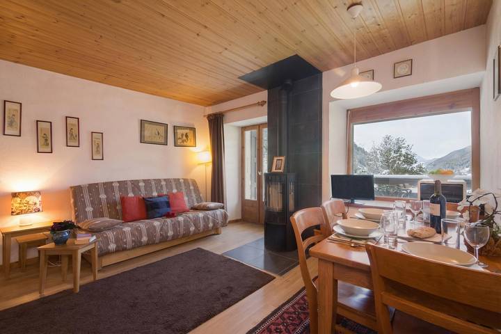 Ferienwohnung für 5 Personen, mit Balkon und Kinderpool in Chamonix