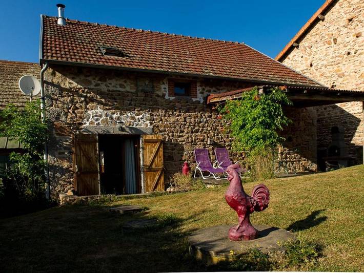 Maison de campagne pour 4 personnes, avec Terrasse et Jardin à Châtel-Montagne