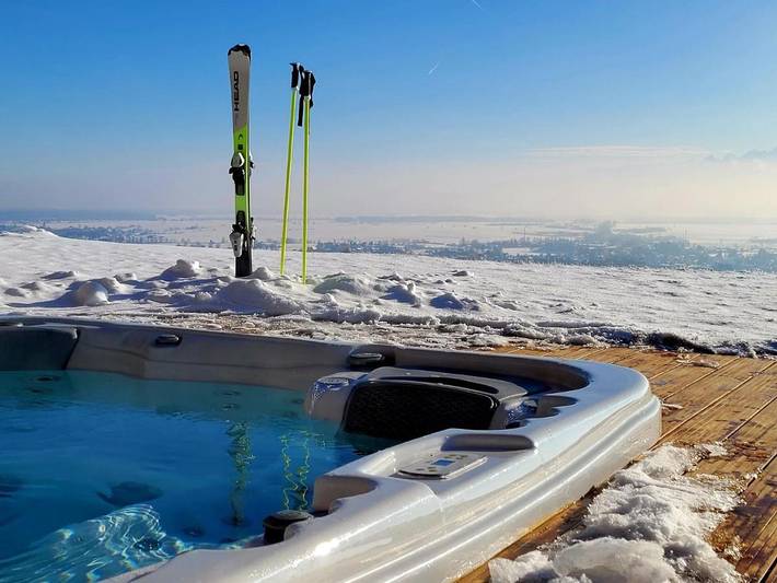 Apartament wakacyjny dla 4 osób, z basen i ogród oraz jacuzzi i sauna w Nowy Targ