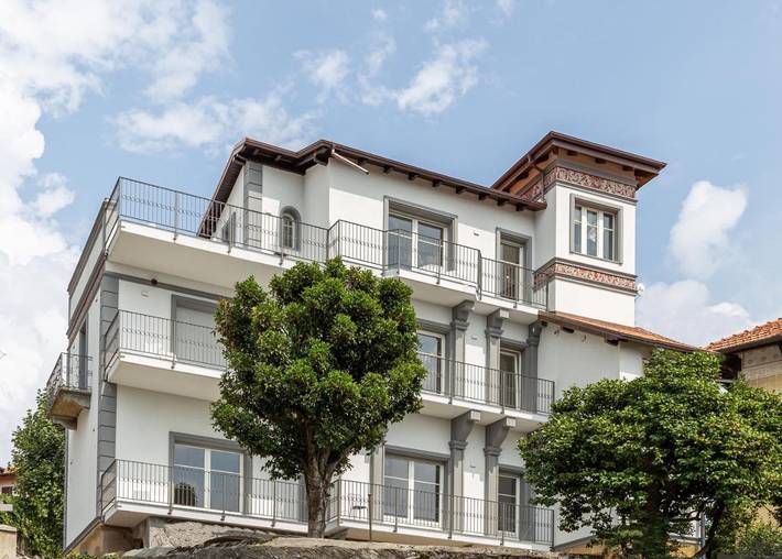 Ferienwohnung für 4 Personen, mit Ausblick und Garten sowie Seeblick
