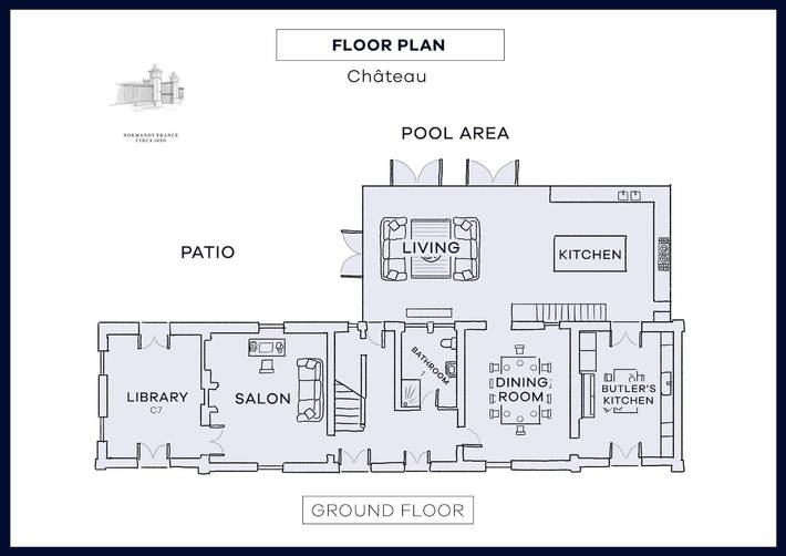 Château pour 12 personnes, avec terrasse et jardin en Normandie - 2