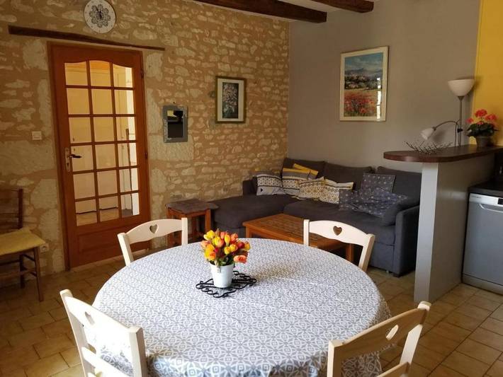Location de vacances pour 5 personnes, avec Terrasse et Jardin à Coussay-les-Bois