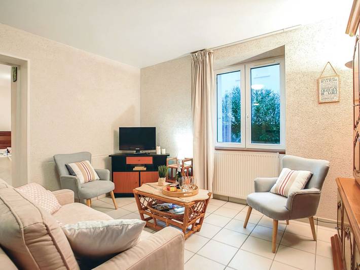 Appartement de vacances pour 6 personnes, avec Terrasse et Jardin