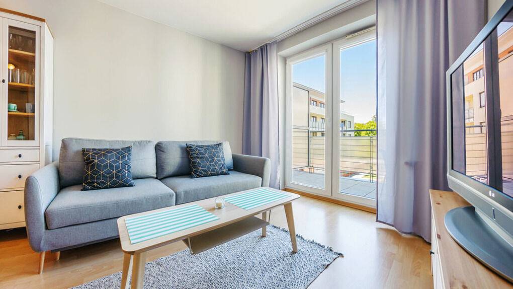 Ganze Ferienwohnung, Sun&Snow Zielone Tarasy - Apartament 30, ul. Fredry 9 A in Kolberg, Polnische Ostsee