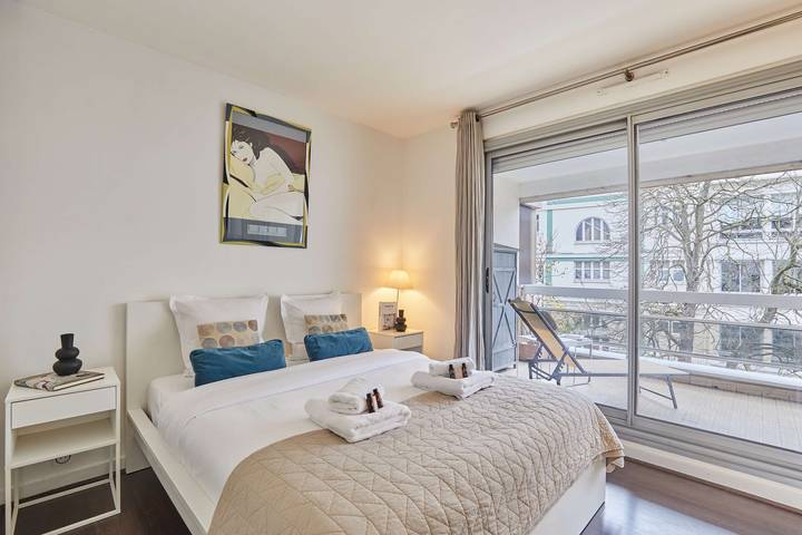 Gîte pour 4 personnes, avec balcon/terrasse dans Parc des Princes - 2