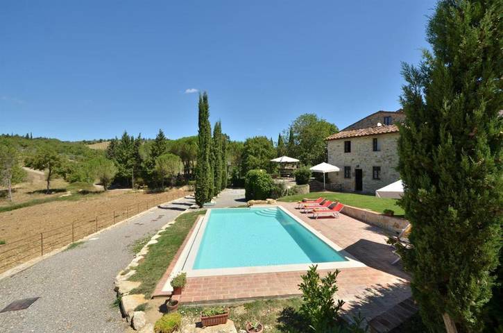 Location de vacances pour 4 personnes, avec vue et piscine ainsi que terrasse et jardin, animaux acceptés dans San Sano - 4