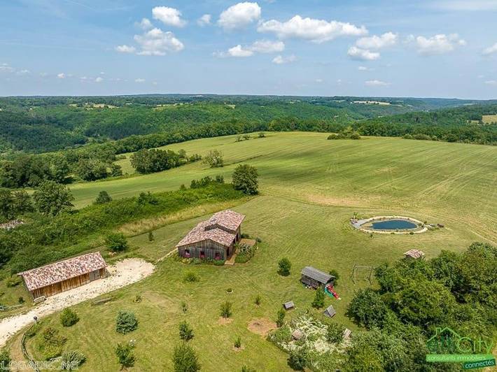 Location de vacances pour 10 personnes, avec Terrasse ainsi que Piscine et Vue à Sainte-Croix (France) - 4
