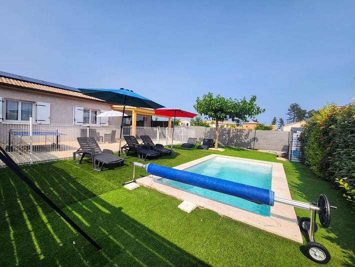 Maison de vacances pour 6 personnes, avec jardin ainsi que piscine et vue - 1