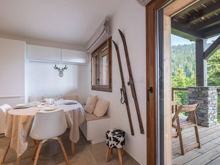 Gîte pour 4 personnes, avec balcon à Cohennoz - 3