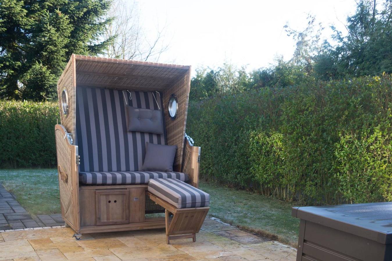 Ferienhaus 'Schleiharmonie' mit privater Terrasse, Gemeinschaftsgarten und Wlan in Ulsnis, Grünes Binnenland