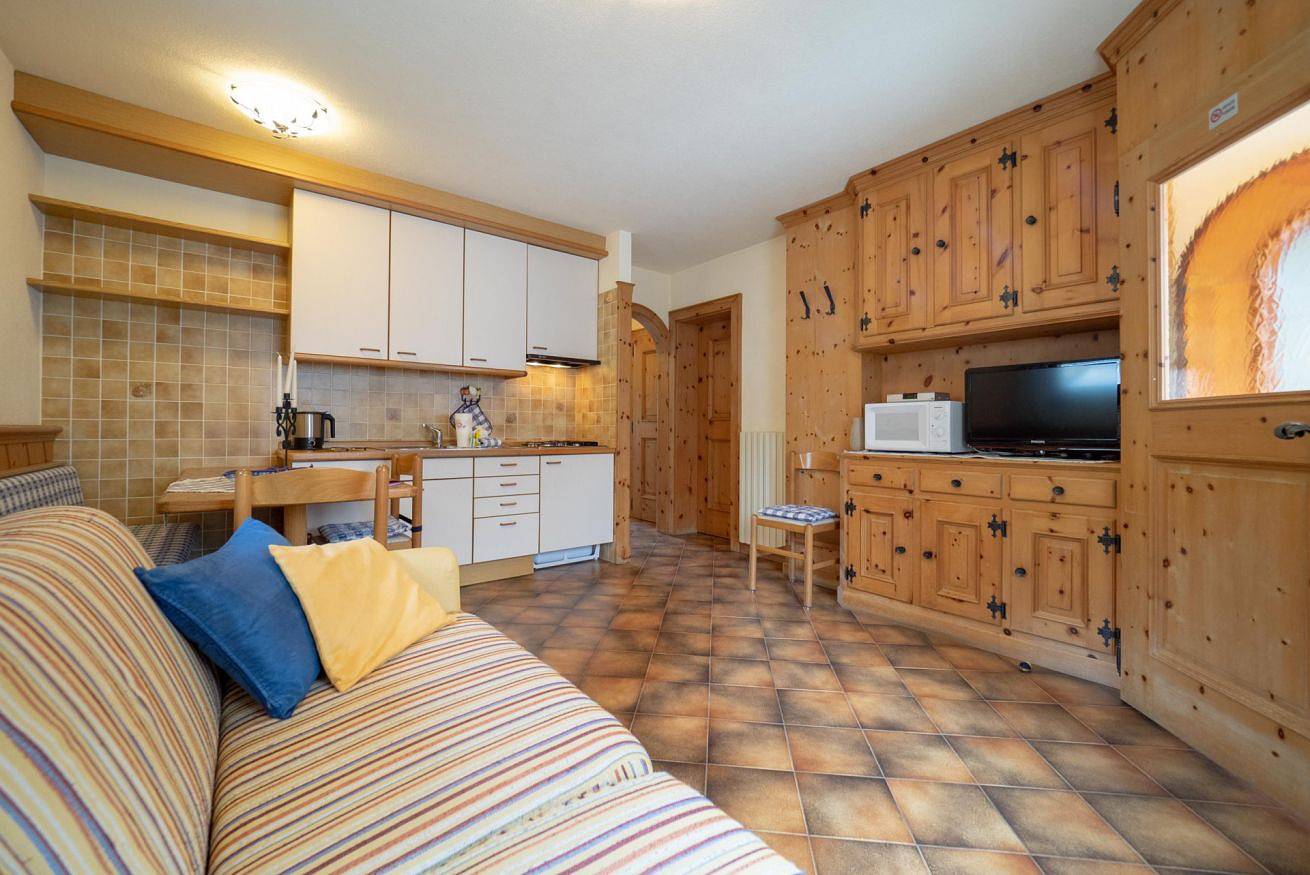 Ganze Wohnung, Zwei-Zimmer-Wohnung Stelvio - Chalet Baitin in Livigno (Stadt), Livigno