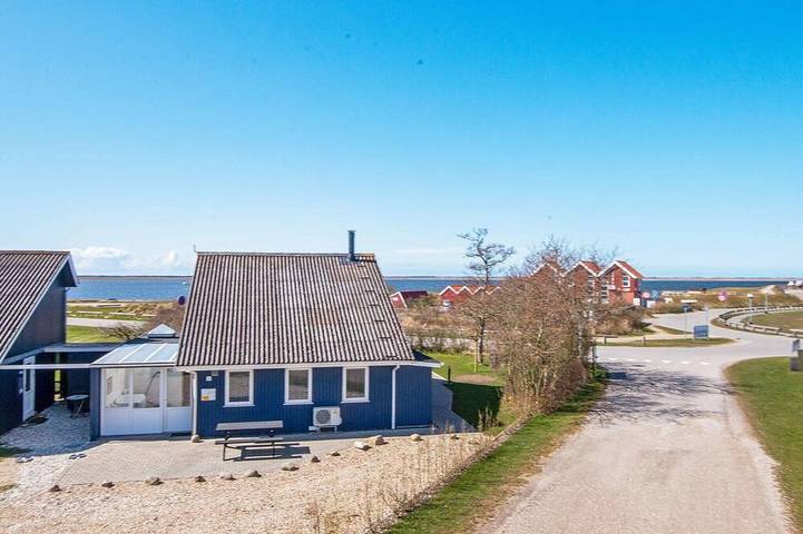 Ferienhaus mit meerblick für 6 Personen, mit Whirlpool und Terrasse sowie Garten und Sauna am Ringkøbing Fjord
