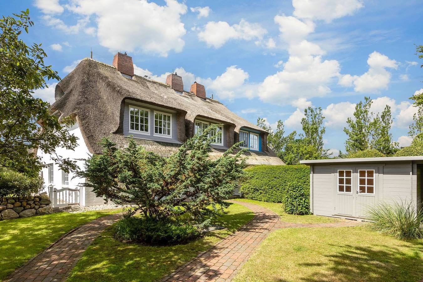 Ganze Wohnung, Fienchen - reetgedecktes Haus, schön gestalteter Garten im Südwestteil des Ortes in Keitum, Sylt (Gemeinde)