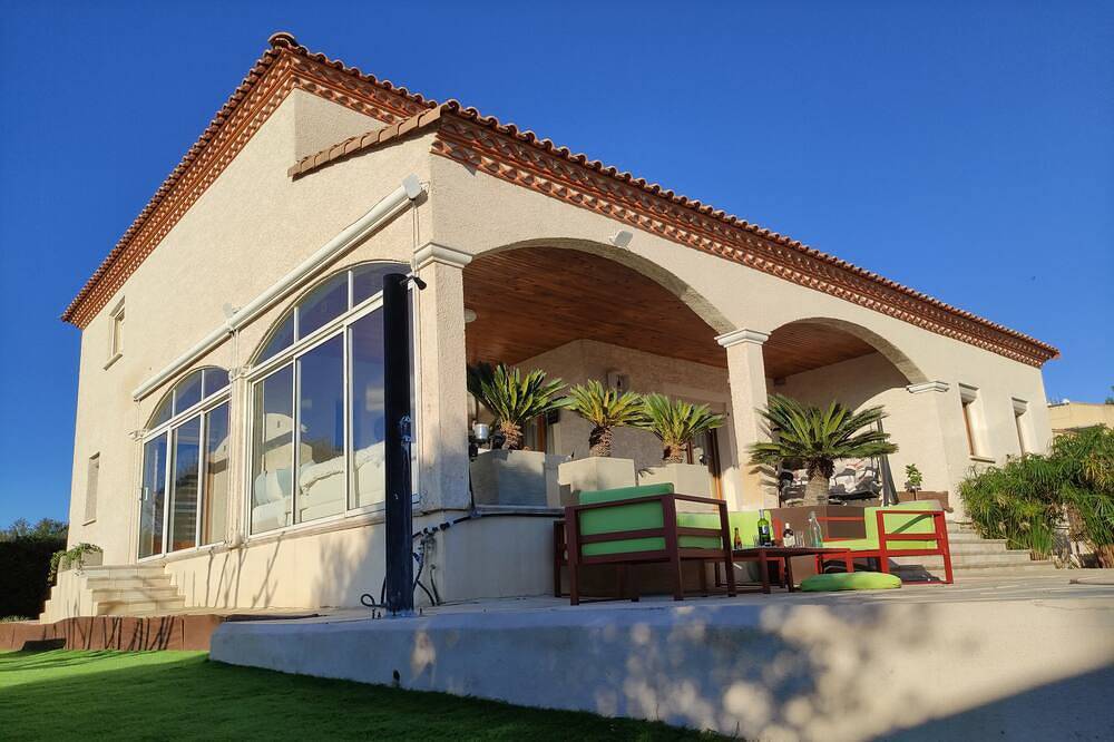 Villa Les Trois Oliviers in Loupian, Mittelmeerküste (Frankreich)