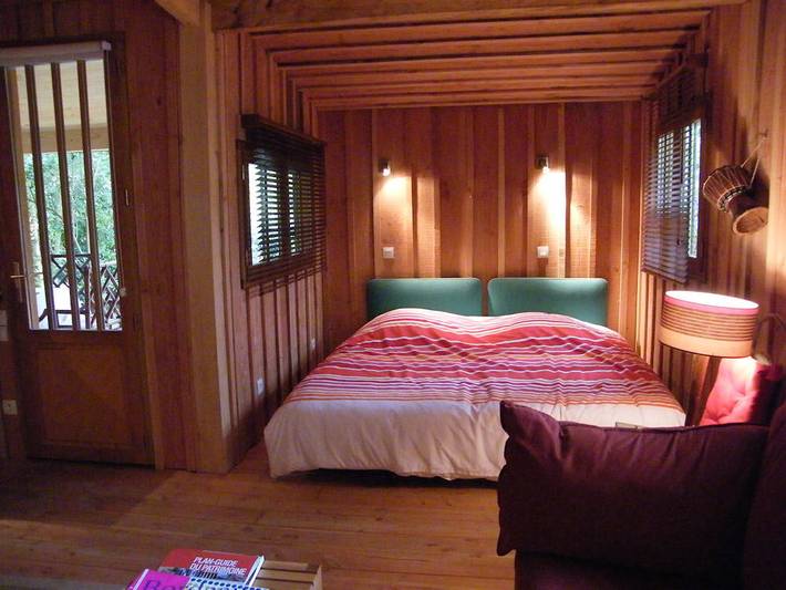 Chambre d’hôte pour 4 personnes, avec Terrasse et Jardin