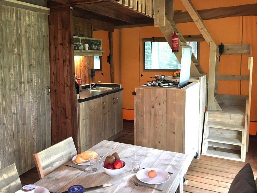 Trasimeno Glamping Resort - Zelt 6 personen - Safari Lodge Trasimeno in Passignano sul Trasimeno, Lago Trasimeno