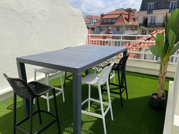 Gîte pour 6 personnes, avec balcon et vue dans Casino de Biarritz - 4