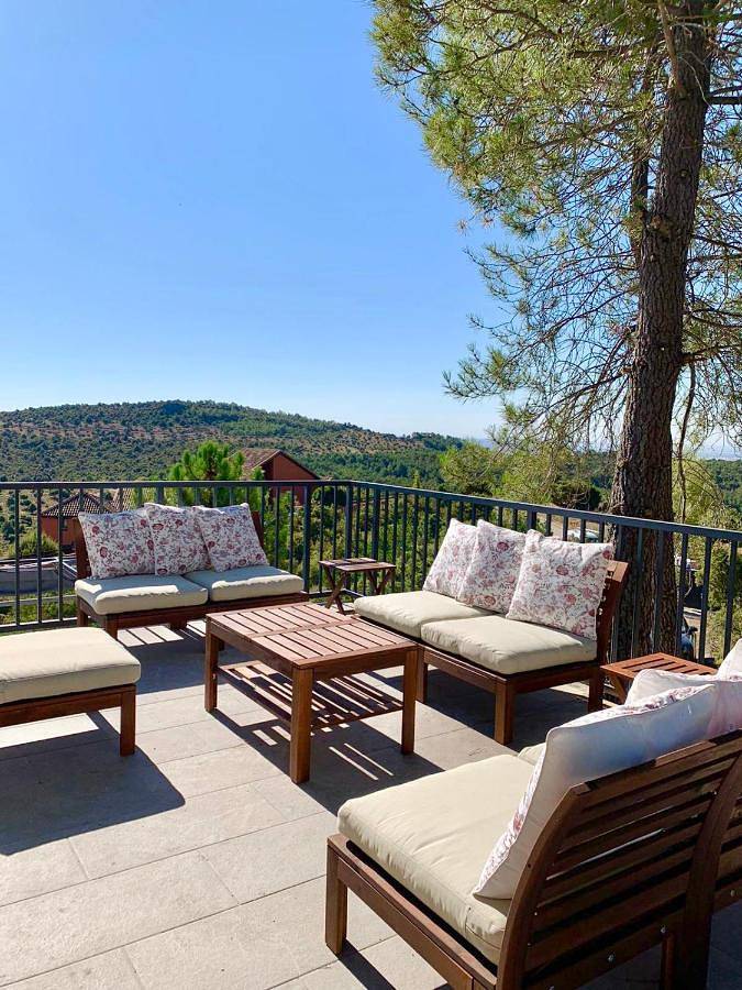 Chalet para 10 personas, con piscina además de vistas y balcón en Sierra Norte - 4