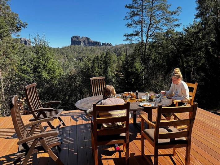 Ferienhaus für 8 Personen, mit Sauna und Ausblick sowie Garten, mit Haustier in Bad Schandau - 3
