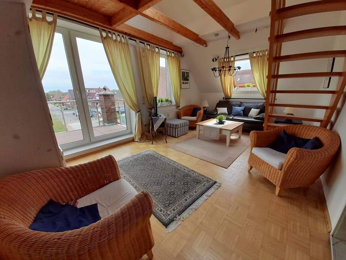 Ferienwohnung für 4 Personen, mit Balkon in Ostfriesland
