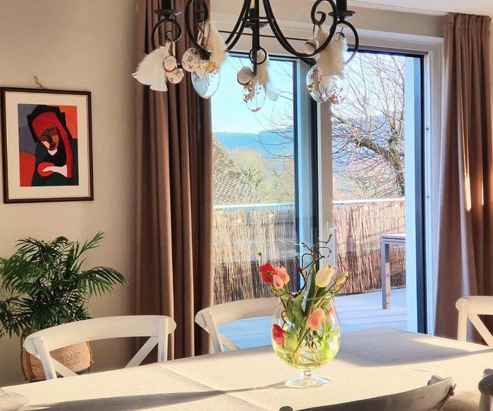 Gîte pour 6 personnes, avec balcon et vue, adapté aux familles dans Bellevaux-Ligneuville - 3