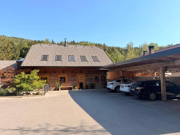 Appartement de vacances pour 4 personnes, avec Balcon et Terrasse ainsi que Jardin et Vue