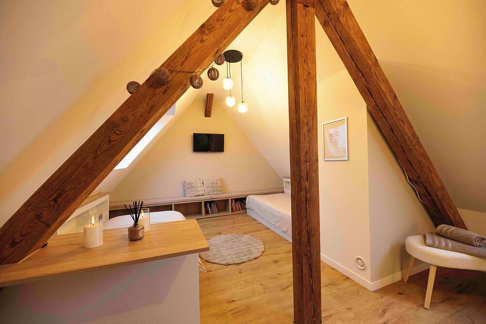 Ganze Wohnung, Europa-Park 8 km funny World 3 km duplex apartment approx. 100 square metres in Rheinau (Frankreich), Region Sélestat-Erstein
