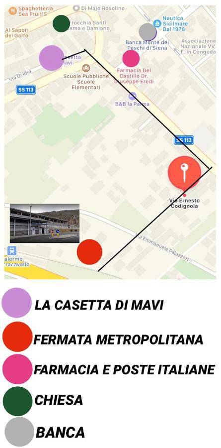 Chambre d’hôte pour 2 personnes, avec vue à Palerme - 2