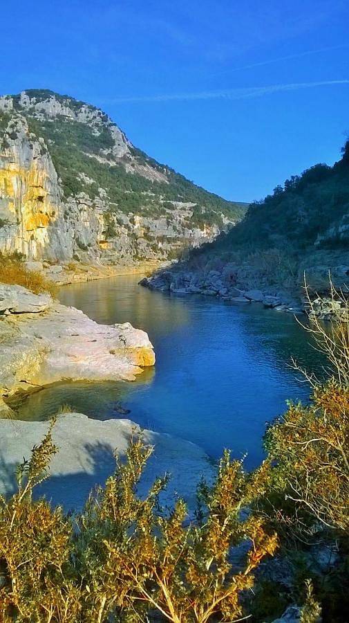 La chambre secrète in Aiguèze, Gorges de l’Ardèche