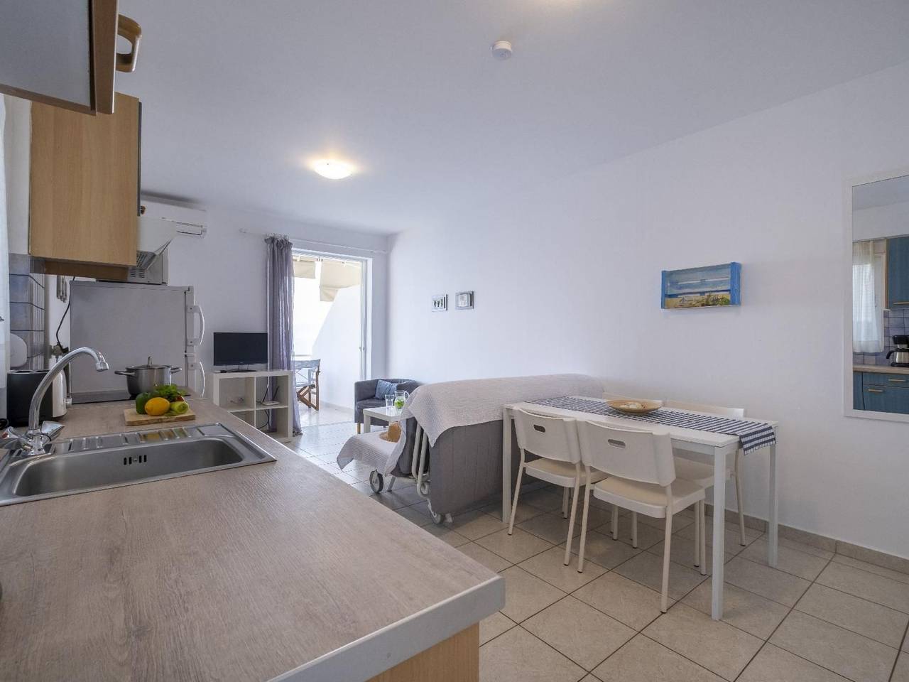 Ganze Wohnung, Zesa mit Balkon und Meerblick in Xiropigado, Kynouria