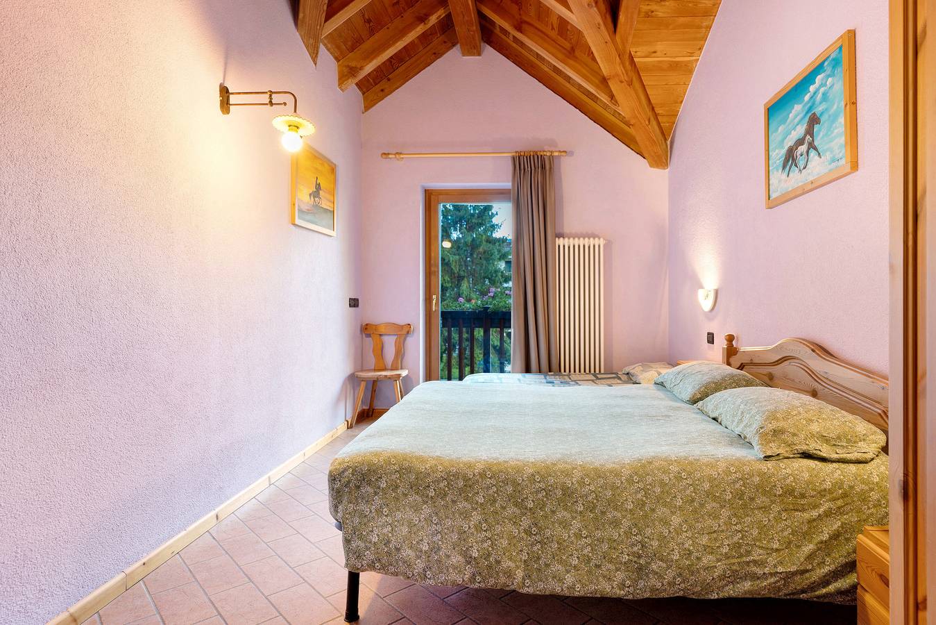 Zimmer 'Locanda San Martino Camera 1' mit Bergblick in Cavizzana, Brentagruppe