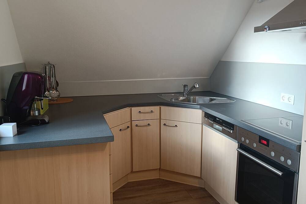 Hofgut Bentele - 3-Zimmer-Ferienwohnung Bentele, Dusche/Wc, 62 qm, Dg in Deggenhausertal, Region Bodensee-Oberschwaben