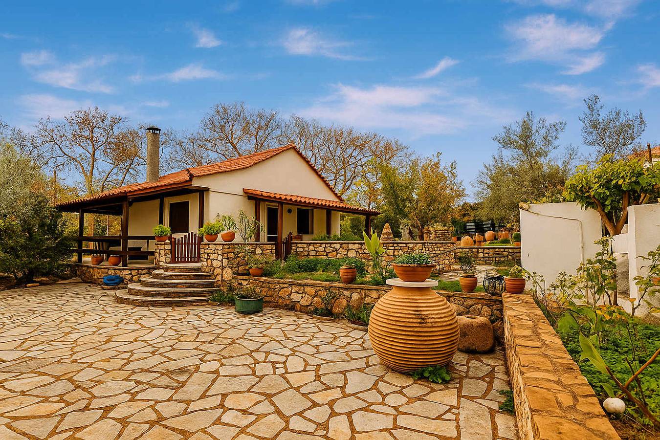 Maison de vacances pour 4 personnes avec jardin in Région de Messenia