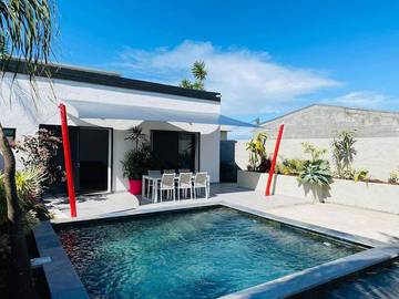 Maison de vacances pour 6 personnes, avec vue ainsi que piscine et jardin, animaux acceptés sur l' Île de la Réunion