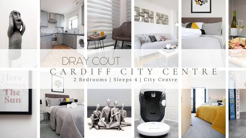 Gîte pour 4 personnes, avec terrasse, adapté aux familles à Cardiff - 2