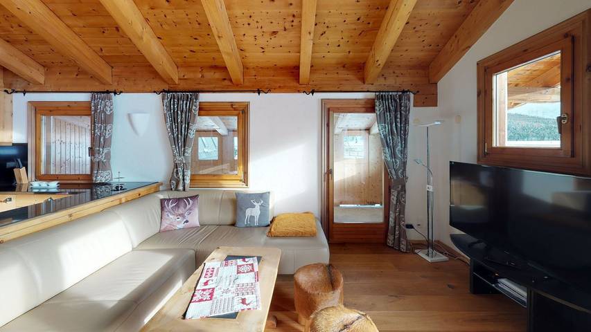 Ferienwohnung für 4 Personen, mit Balkon in Samedan - 3